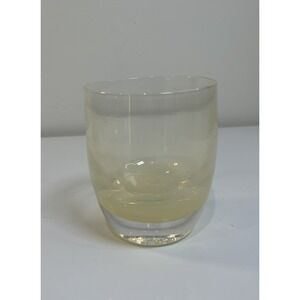 Glassybaby Faith‎ Yellow Votive Candle Holder Ombre Glass Sticker 0482 Sold Out